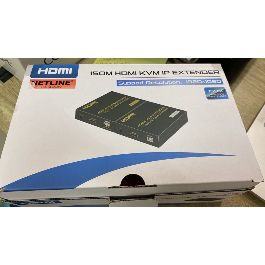 NETLINE HDMI KVM IP EXTENDER 150 METER