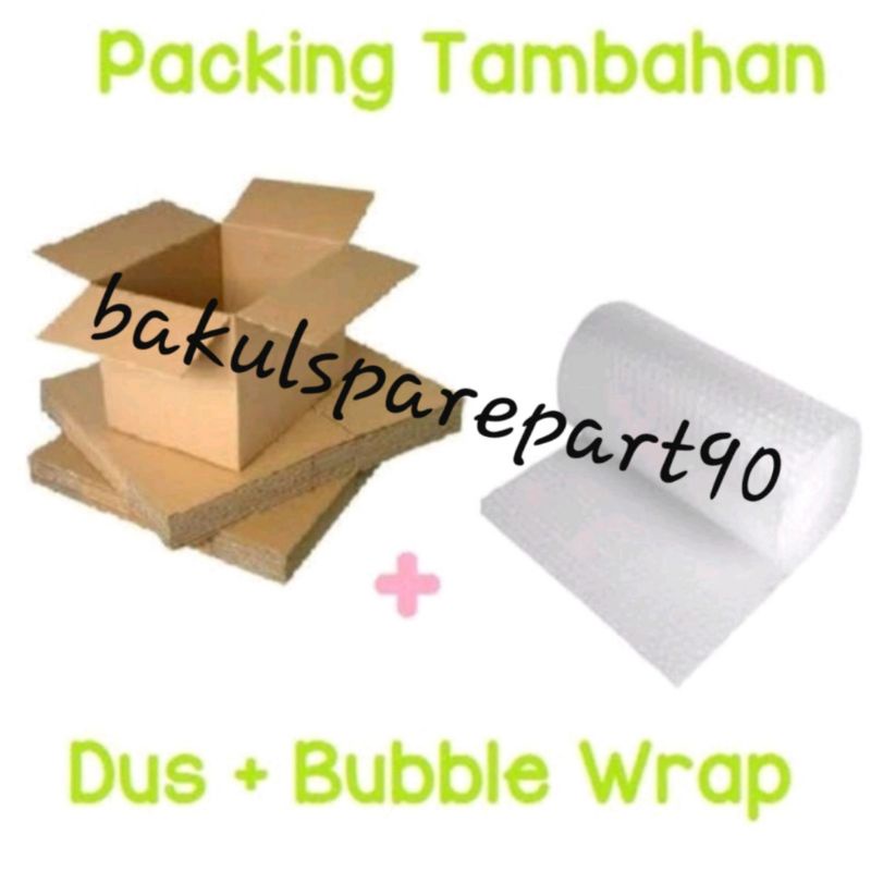 

Buble wrap & kardus tambahan