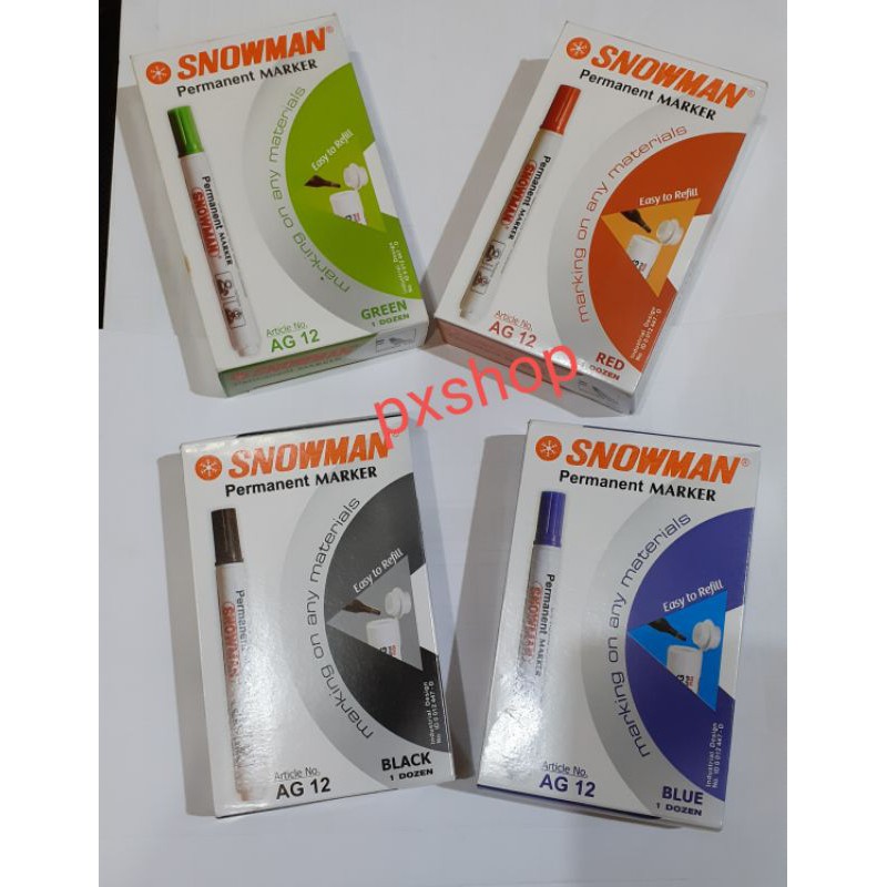 

Permanent Marker Snowman/Spidol Permanent