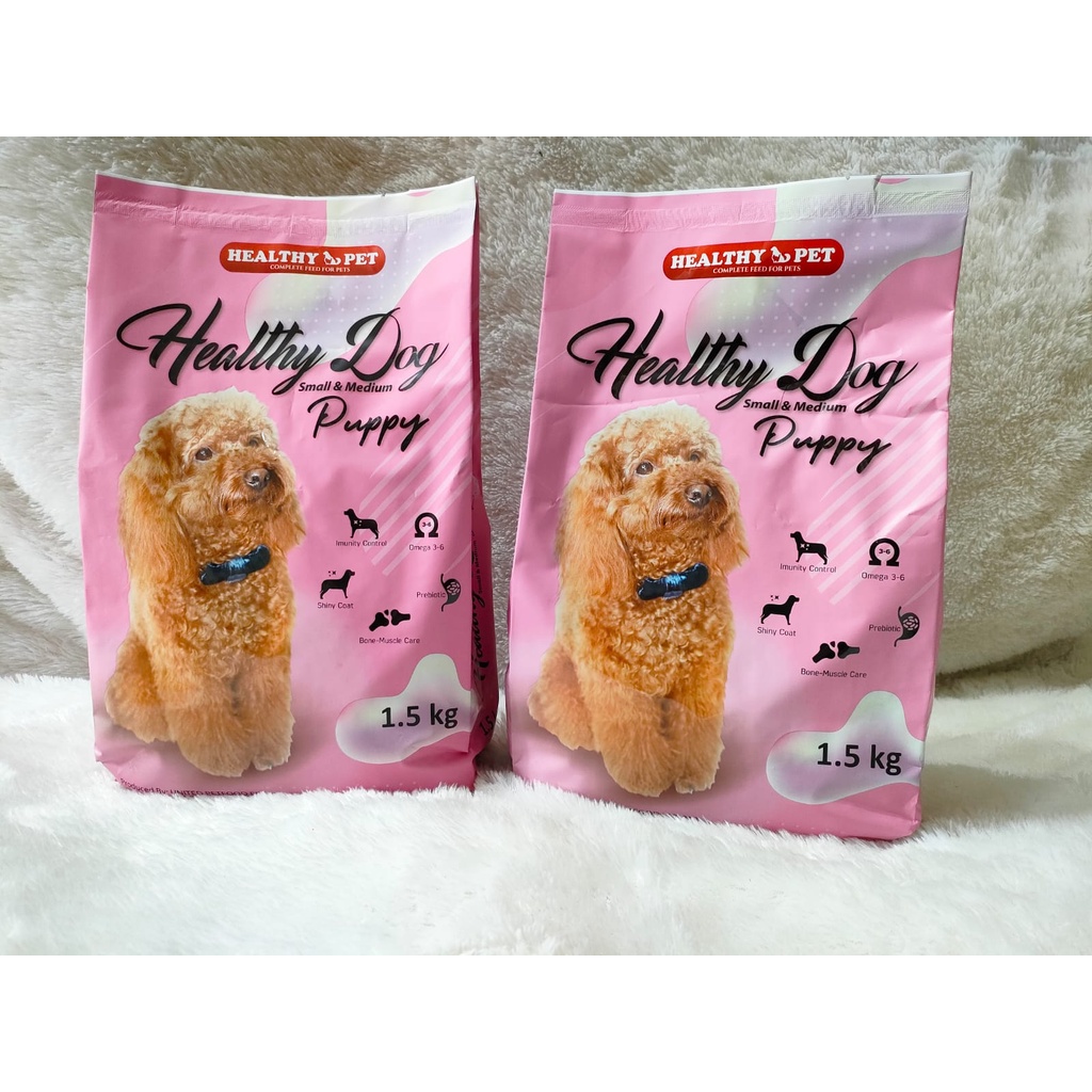 Makanan Anjing Healthy Dog Puppy 1,5 kg - Healthy Pet