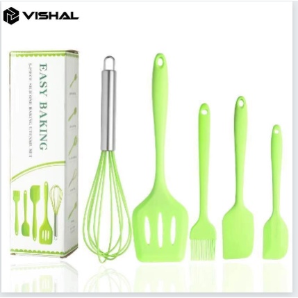 Vishal 5 Pcs Silicone Baking Utensil Set