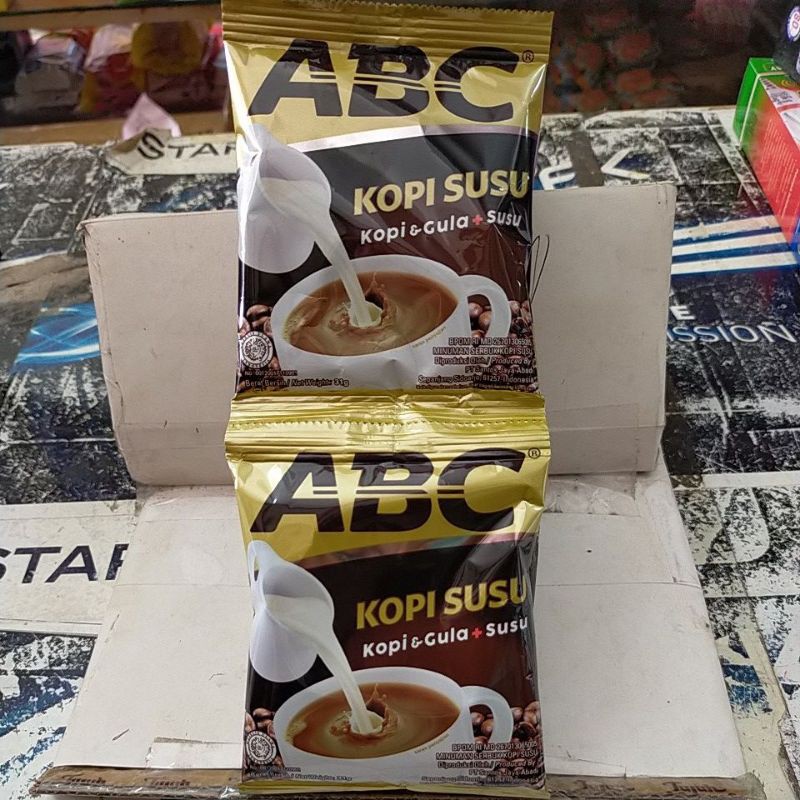 

Kopi Abc susu 31g x 10pcs