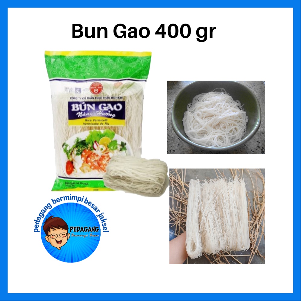 

BICH CHI BUN GAO Vietnam Rice Vermicelli 400 g │ Bihun Beras.