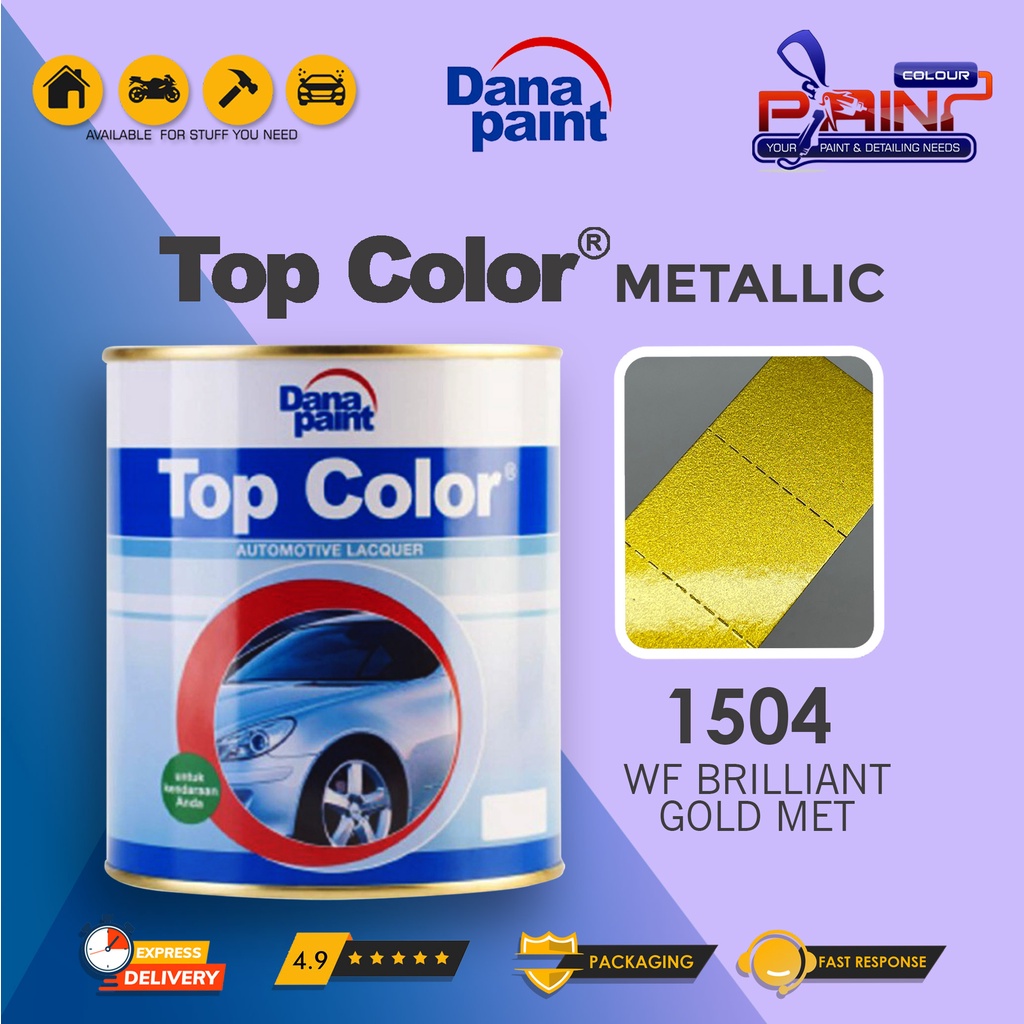 Top Color Metallic 1504 WF Brilliant Gold Met - Cat Duco