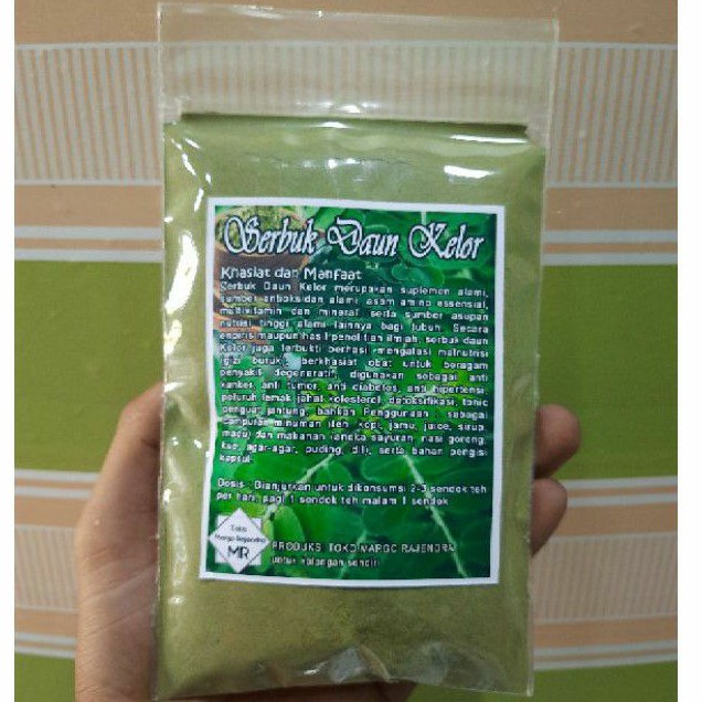 

bubuk serbuk powder daun KELOR moringa isi 100 gram murni 100% masker minuman