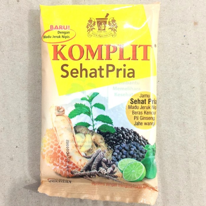 Jual Jamu Sehat Pria Komplit Sidomuncul Shopee Indonesia