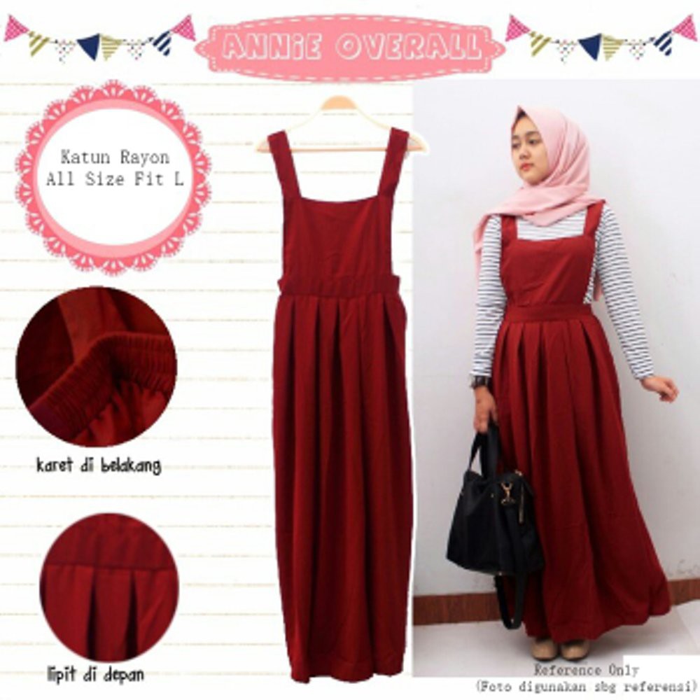 baju kodok rok maroon