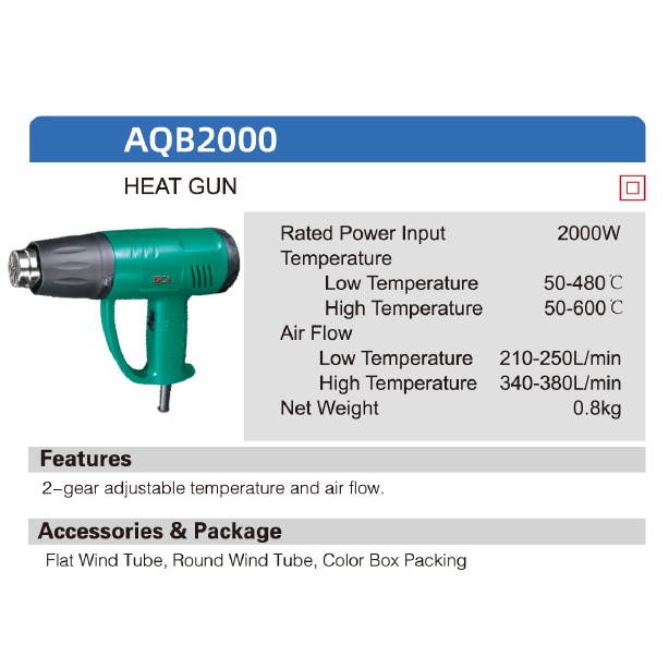 AQB2000 - DCA Heatgun