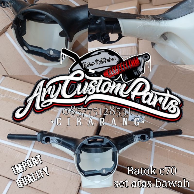 Batok c70 import kualitas terbaik set atas bawah detail original tebal