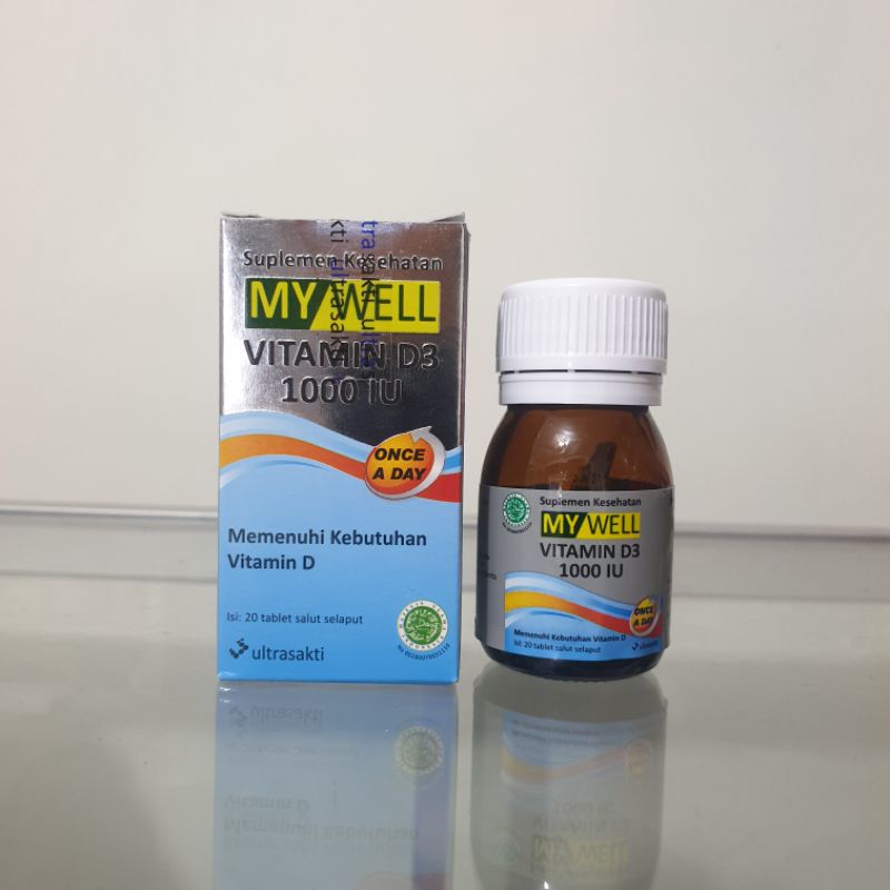 Jual My Well Vitamin D3 1000 IU Shopee Indonesia
