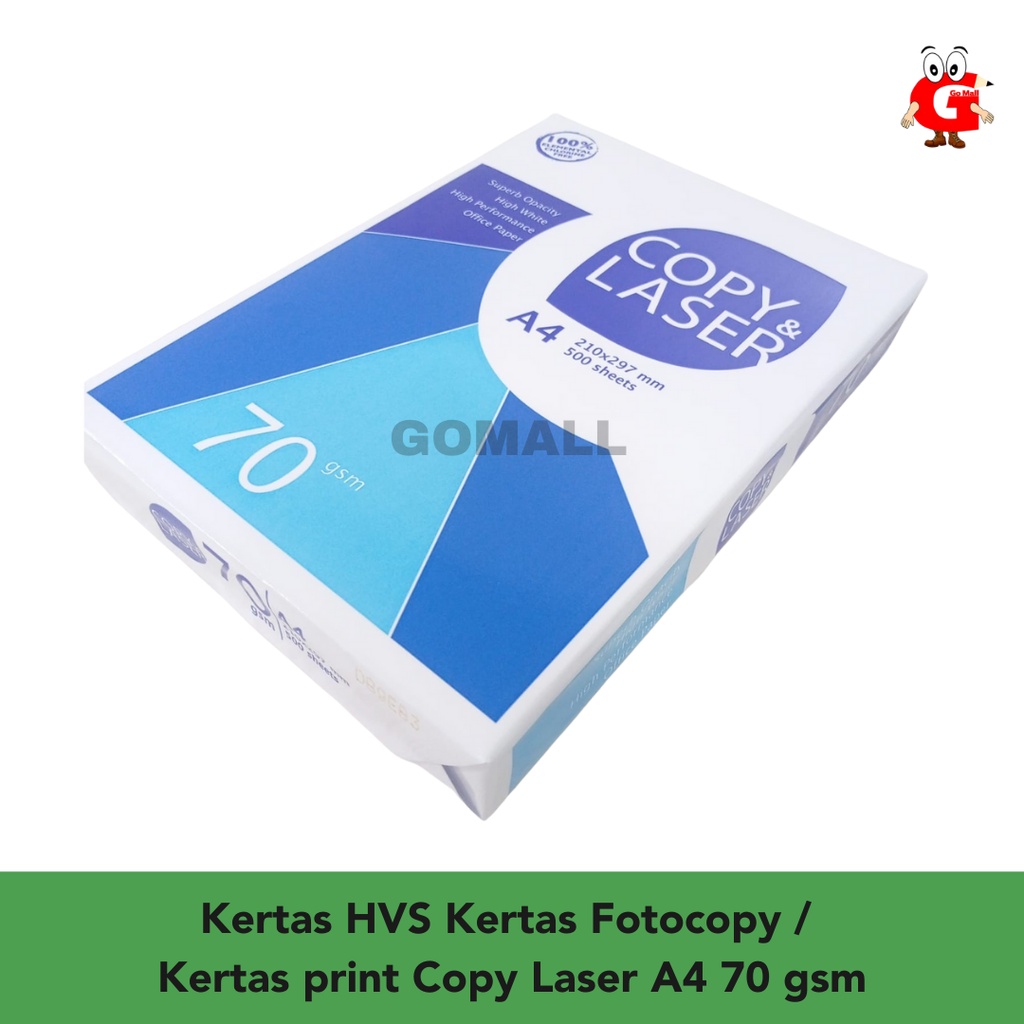 

Kertas HVS Kertas Fotocopy / kertas print Copy Laser A4 70 gsm