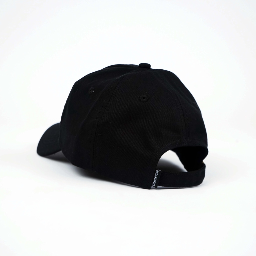 Stalker Black Basic Polo Cap