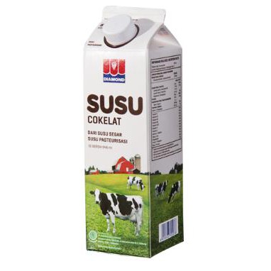 

Fresh milk \u002F Susu segar \u002F Susu pasteurisasi diamond coklat 946 ml