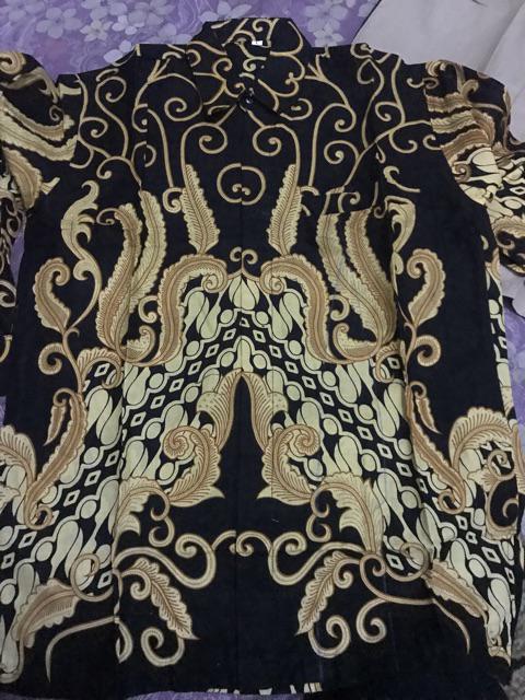 Kemeja Batik Motif New Seno Baju Seragam Kantor Alkhalis