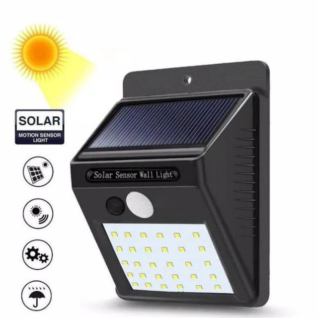 Lampu Taman 100 LED 30LED / Lampu Surya / Lampu Solar 30 LED Lampu Tenaga Matahari 30 Led