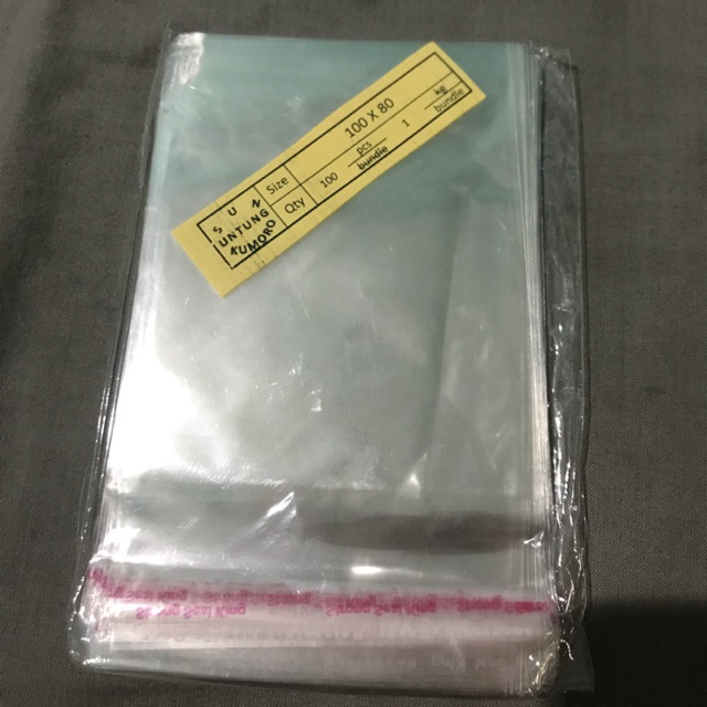 

Plastik OPP 10cmx8cm