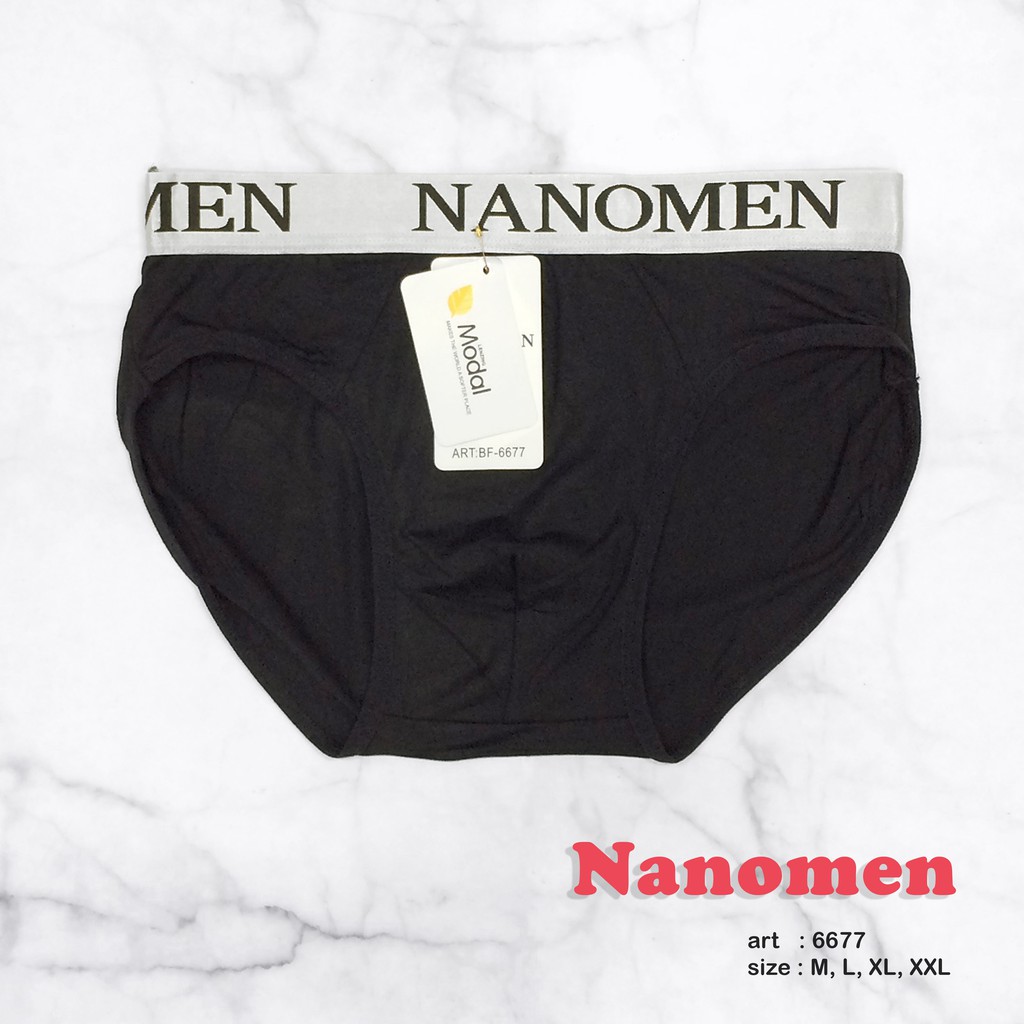 NANOMEN | Celana Dalam Pria / Celana Dalam Segi3 Pria / art NM 6677