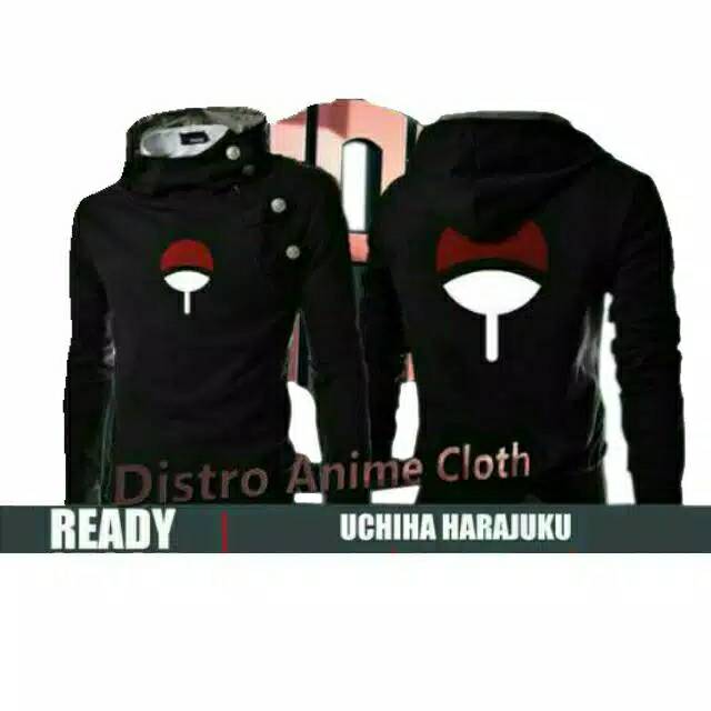 Jaket harajuku uciha sasuke anime cosplay