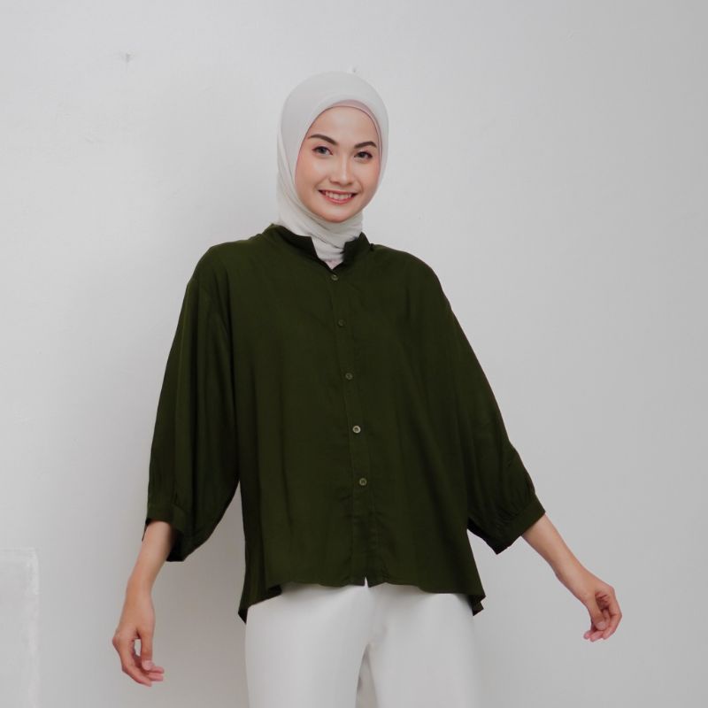 Blouse JUMBO (OVERSIZE) RAYON TWILL PREMIUM //JF536