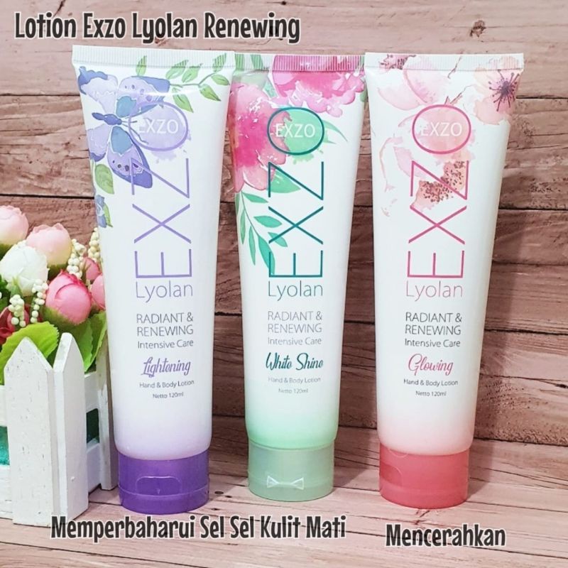 PROMO murah Exzo Lyolan Hand & Body Lotion HANDBODY pemutih/ LOTION GLITER