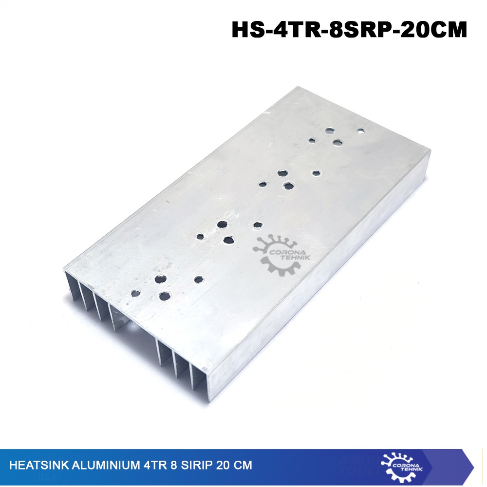 4TR 8 Sirip 20 cm Heatsink Aluminium