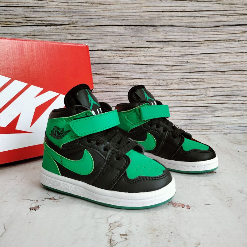 SEPATU ANAK JORDAN GREEN PREMIUM HIGH QUALITY SEPATU ANAK COWOK JORDAN