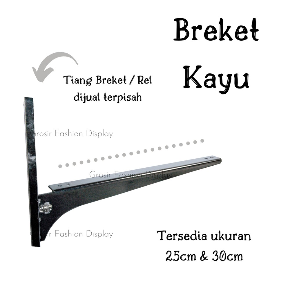 Brecket kayu/Breket Kayu/Penyangga Papan Kayu/Dudukan Papan/Dudukan Kayu(BH)