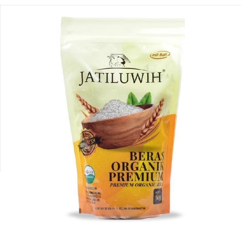 

beras putih organic white rice premium jatiluwih 1 kg