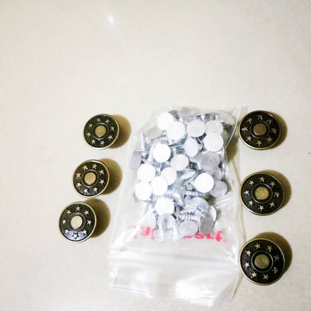 KANCING JEANS JAKET CELANA BINTANG ORIGINAL