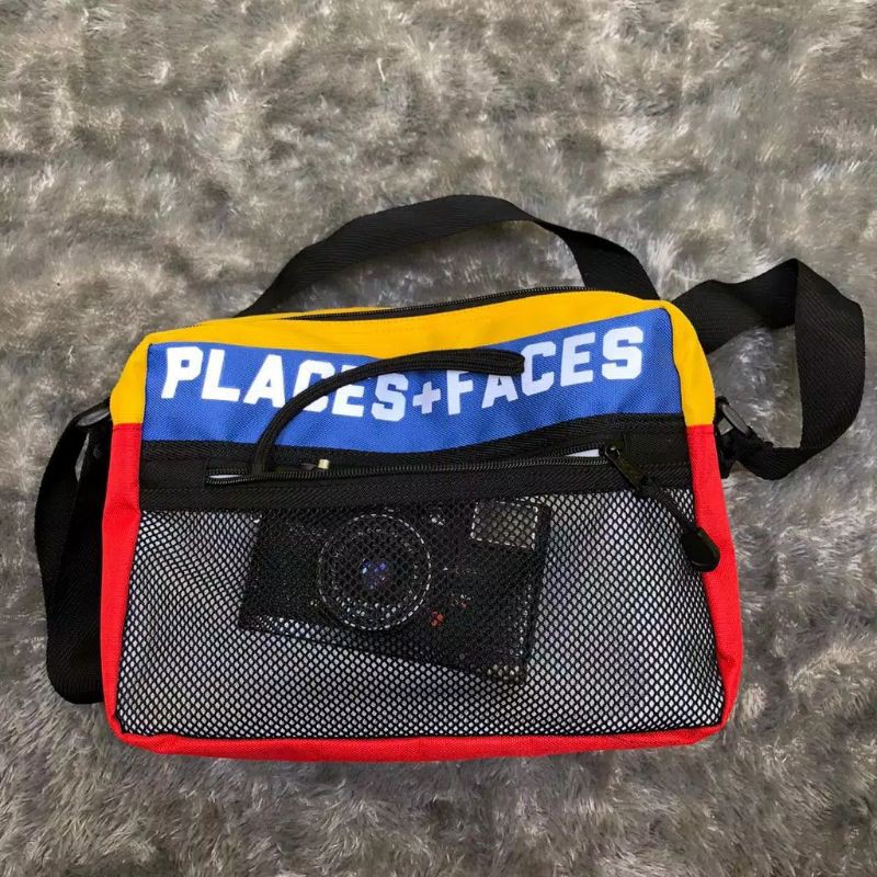 TAS WAISTBAG PLACES + FACES 2 WARNA HIGH QUALITY