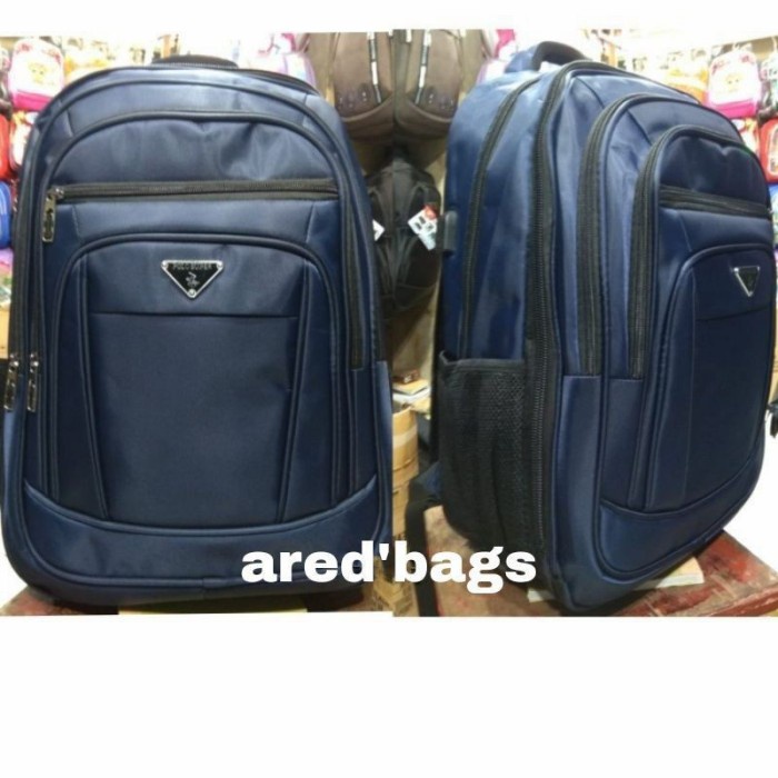 Tas Ransel Backpack Polo Super Jumbo 20 Inch Expanding USB Port