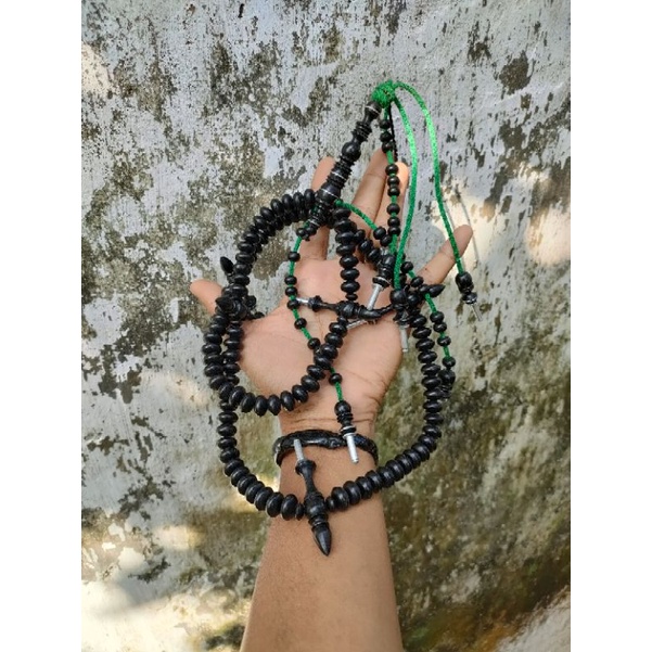 tasbih tijani kelor hitam / tasbeh tijanie / tasbeeh tijani / tijaniyah / tasbih murah