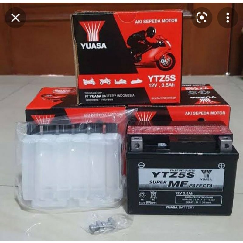 aki kering YUASA ASLI all item motor beat, karisma, vixion, jupiter z1,vario, beat new, ninjar, ninj
