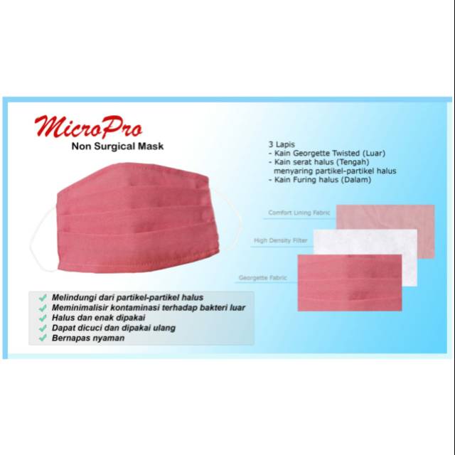 MASKER KAIN 3 PLY