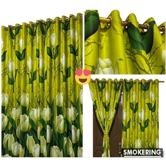 Gorden smokring 12 ring motif Tulip Green