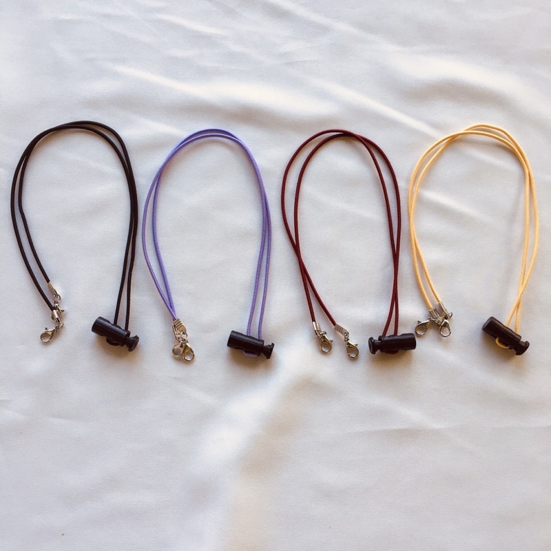 konektor masker - kalung masker 2in1 tali karet polos