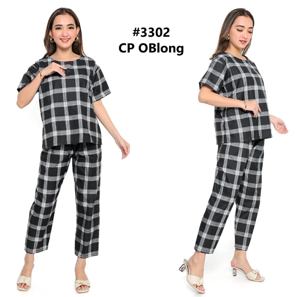 PEPOY  - Piyama Dewasa CP Oblong / Baju Tidur Dewasa Cp Oblong Katun Eropa