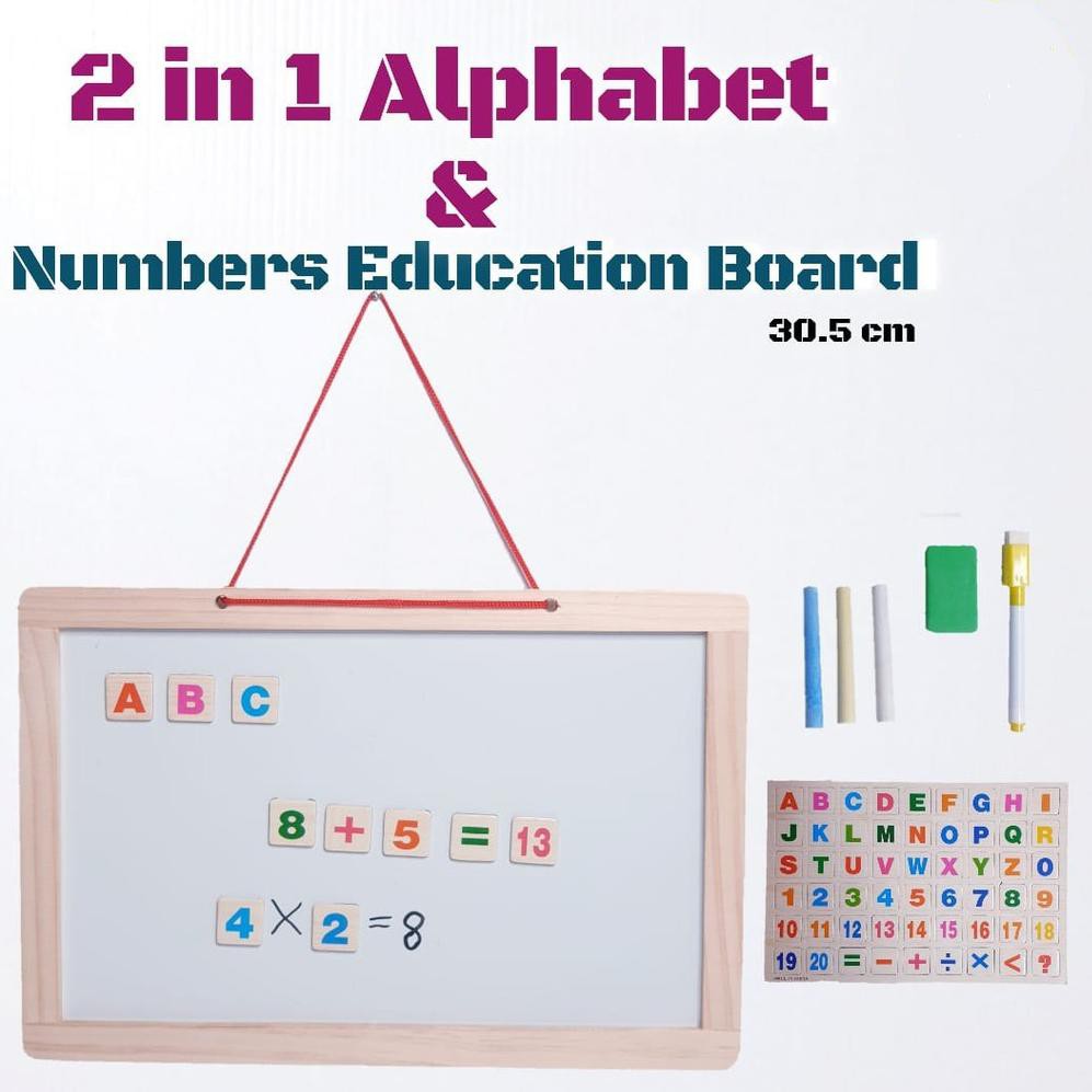 

Hx1Code Papan Tulis Gantung Papan Tulis Magnet Anak atau Magnetic Board atau Papan Tulis Anak 2 in 1