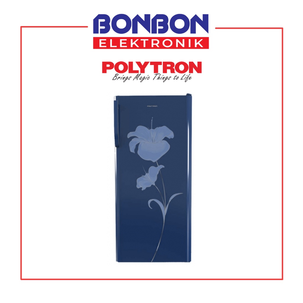 Polytron Kulkas 1 Pintu PRA 18BLB / PRA 18 BLB New Belleza 180L