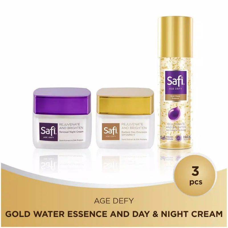 

SAFI AGE DEFY GOLD WATER ESSENCE 100 ML + DAY&NIGHT CREAM 40 GR