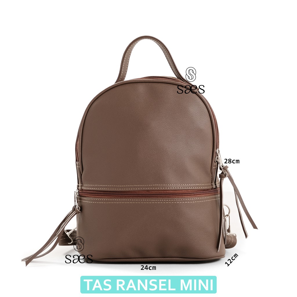 Saes Tas Ransel Wanita kulit mini Multifungsi Feli Backpack kulit murah Felicia