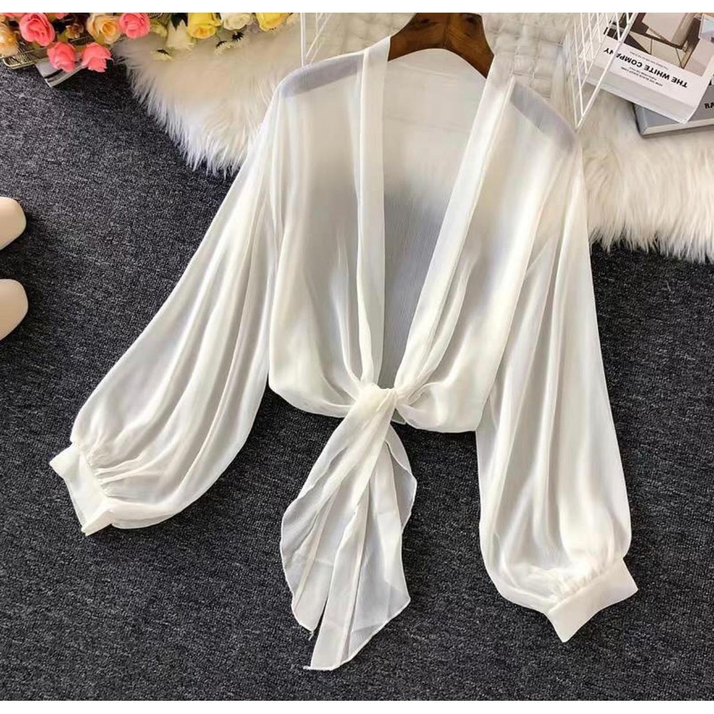 CARDIGAN POLOS WANITA ALA KOREA | NURMA OUTER | OUTER CHIFFON anti UV