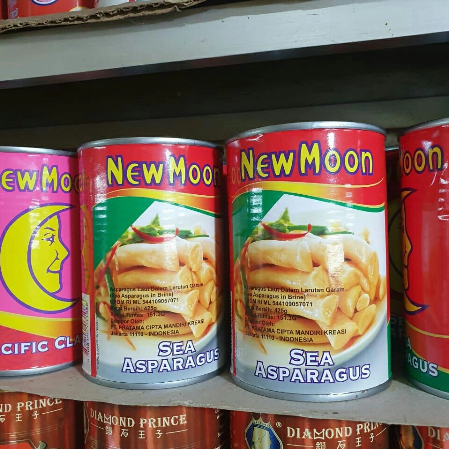 

QH Abalone New Moon Sea Asparagus Pacific Calms Abalon Kaleng Import Asli