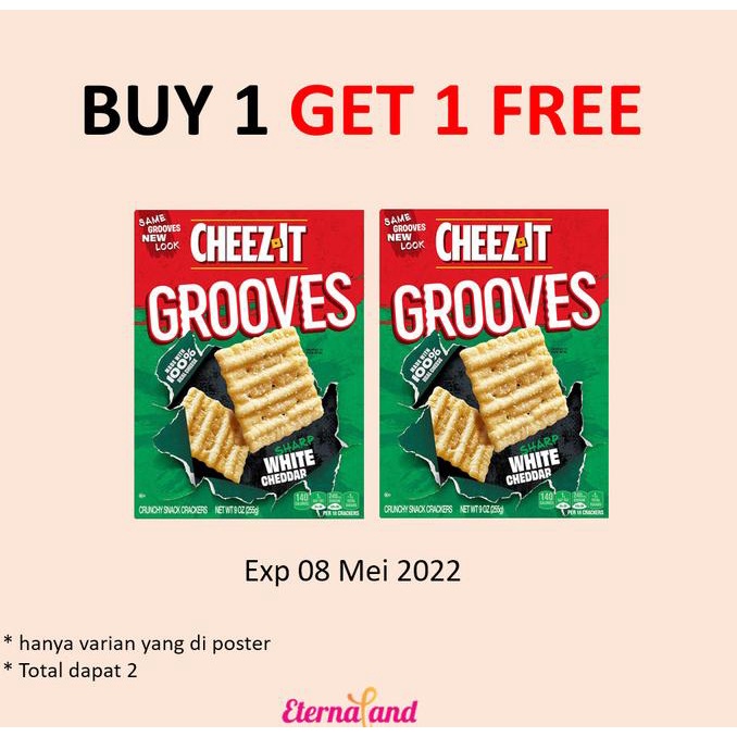 

[Promo] Cheez It Biscuits - Varian Promo Sesuai Etalase