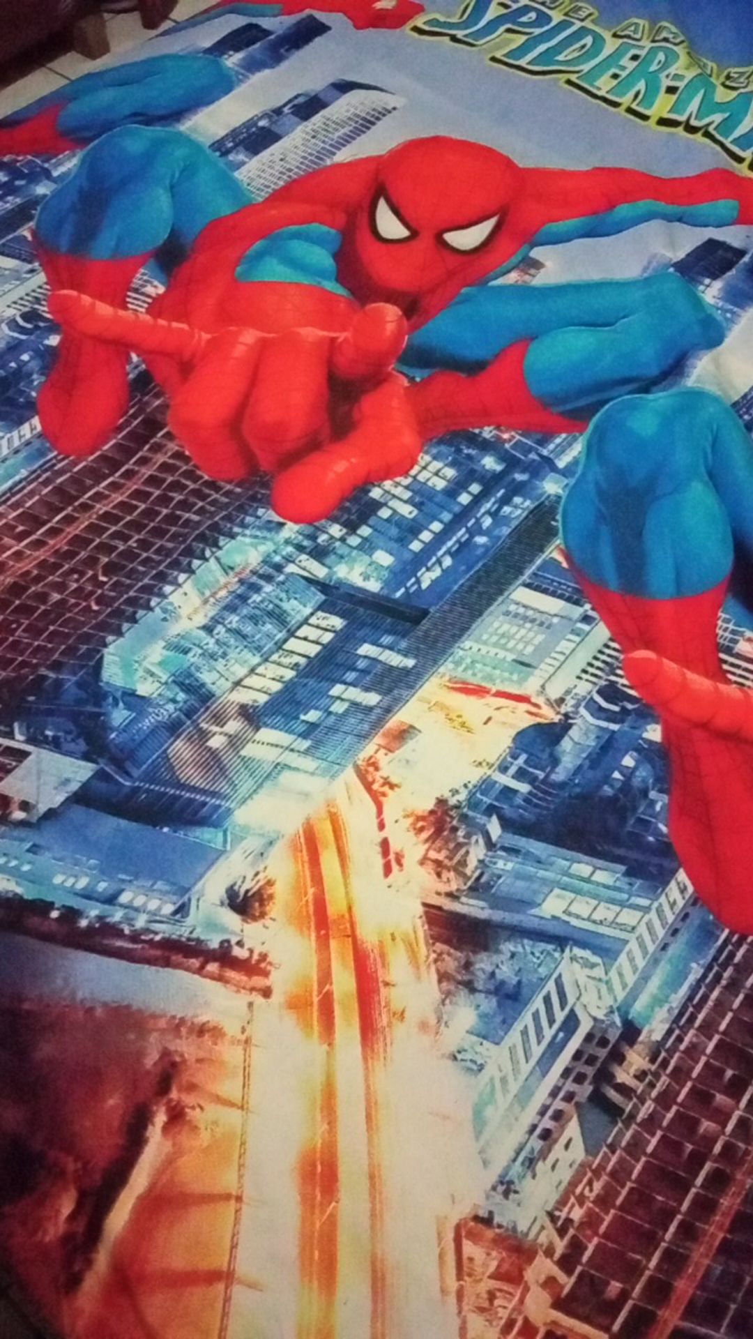 Sprei Spiderman Katun Homemade Ukuran 120 160 180