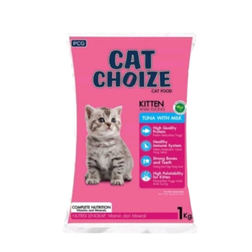 CAT CHOIZE Kitten Tuna With Milk Makanan Kucing