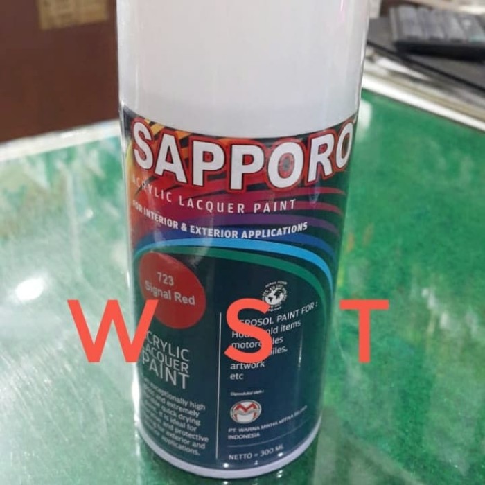 SAPPORO Merah 723 Signal Red Cat Semprot Pilox Pylox