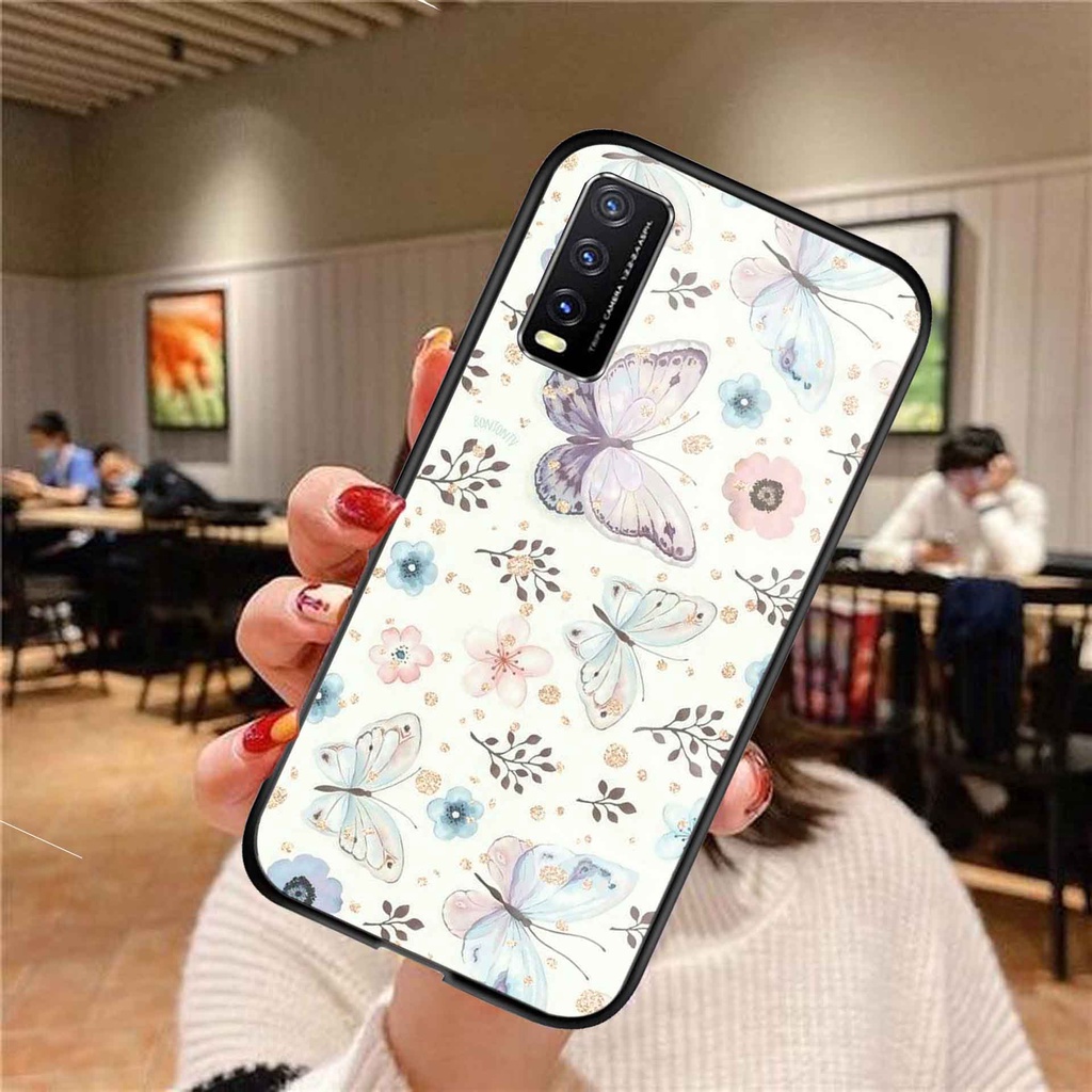 VIVO Y20 [ MG-117] Softcase Kaca VIVO Y20 Case Hp VIVO Y20 Casing Hp VIVO Y20 Softcase VIVO Y20