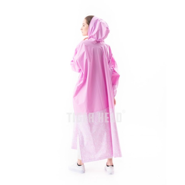 Jas Hujan Rok GAMIS  Aisha Muslimah Hijaber Ponco Terusan Wanita Aisha 68340 Tiger Head