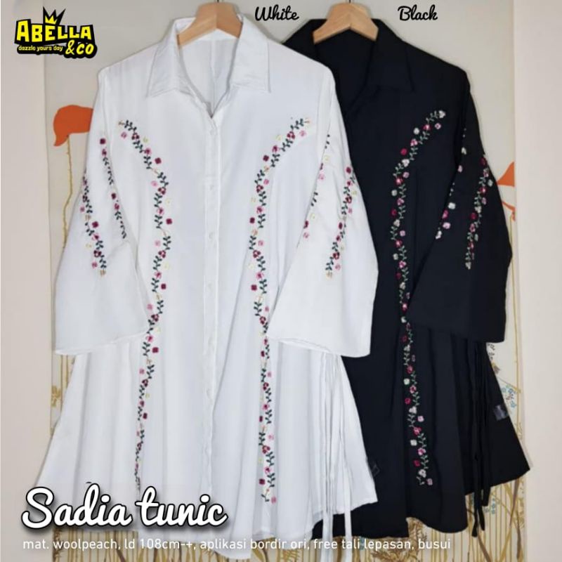 sadia tunik warna putih